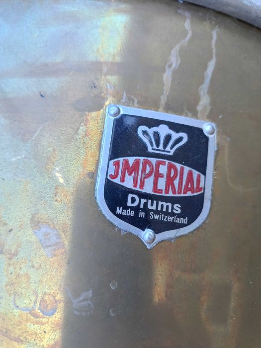 Стар военен маршов барабан "IMPERIAL" швейцарски