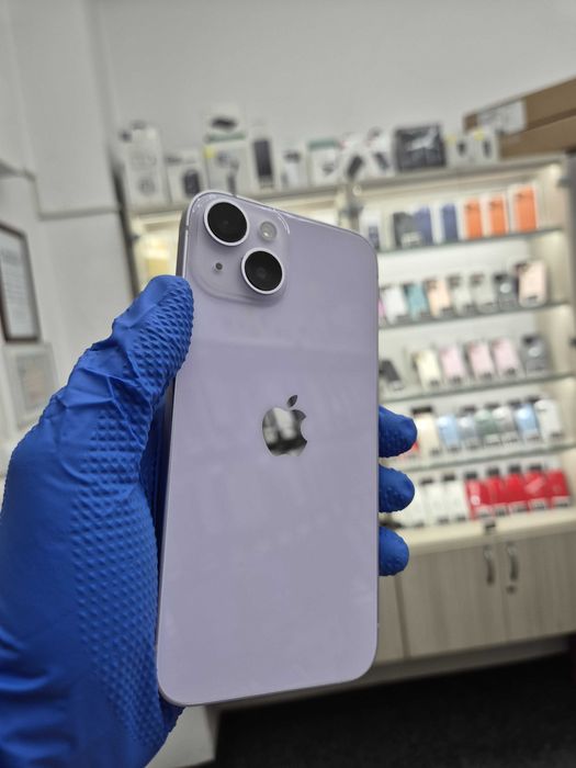 iPhone 14 / Purple / 128 GB / Baterie 91% / Garanție / Rate