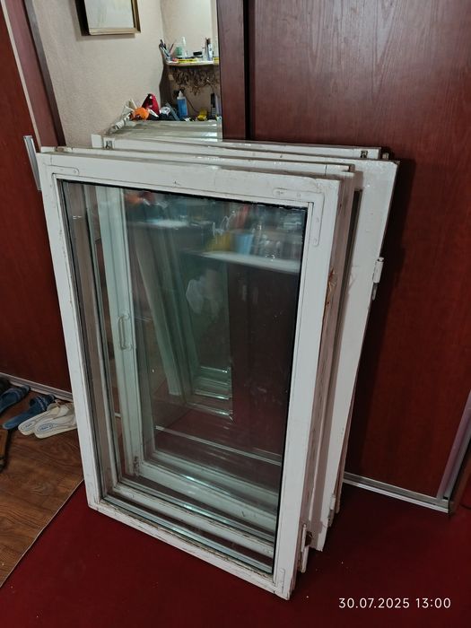 Отдам деревянные окна б/у
