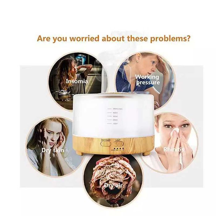 НОВО! Музикален Дифузер с Bluetooth колонка Арома дифузер блутут лампа