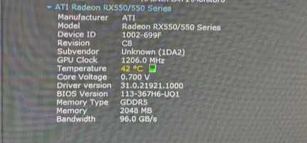 Unitate gaming i5-2400 8GB RX550