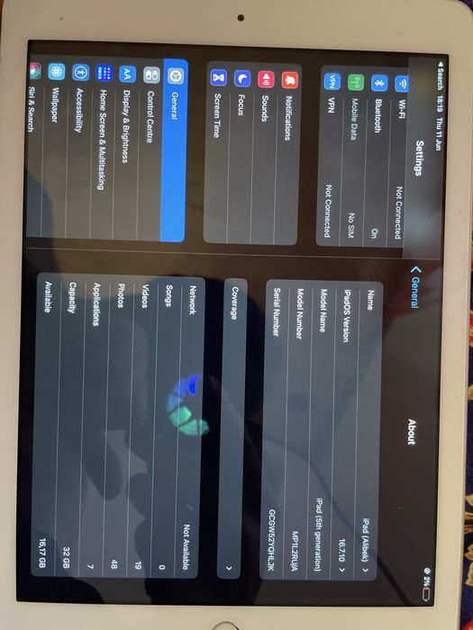 Ipad 5 pakaleniya