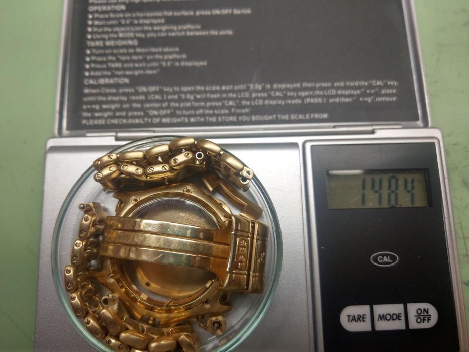 Часовник злато диаманти перлен  18 карата масивен EBEL златен