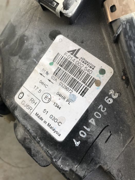 Десен фар за мазда 6,Mazda 6