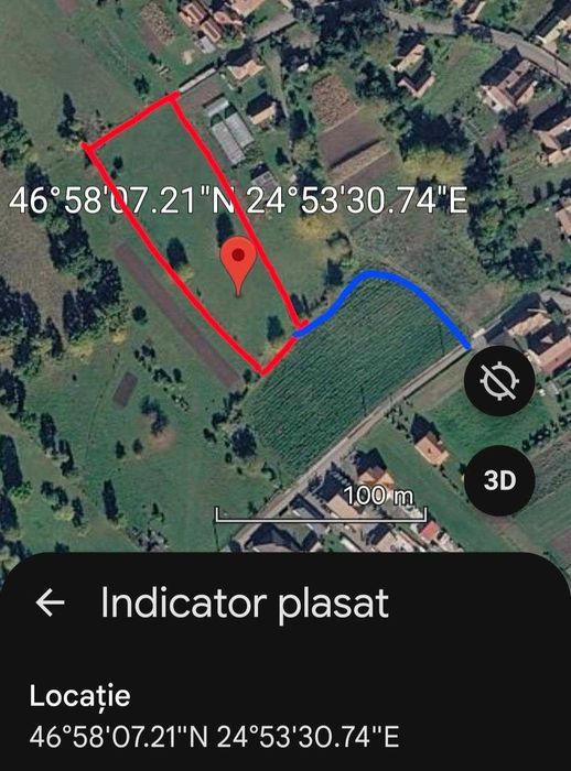 Teren de vanzare intravilan Bistra Muresului 4915 mp