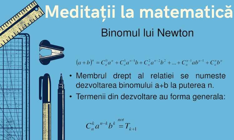 Meditații și cursuri la Matematică intensive pentru BAC și E.N.