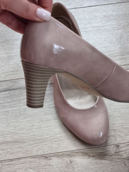 Pantofi cu toc din piele naturala, Gabor, mărimea 39