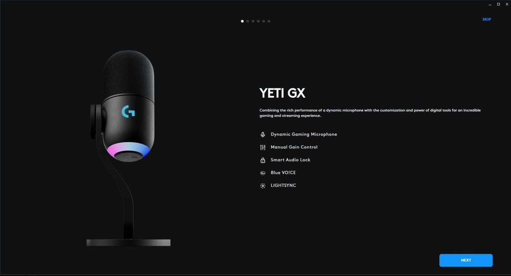 Microfon Gaming LOGITECH G Yeti GX