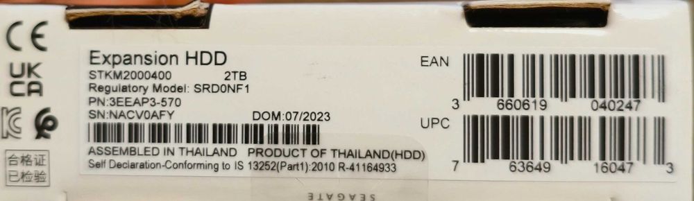 HDD 2 TB Seagate