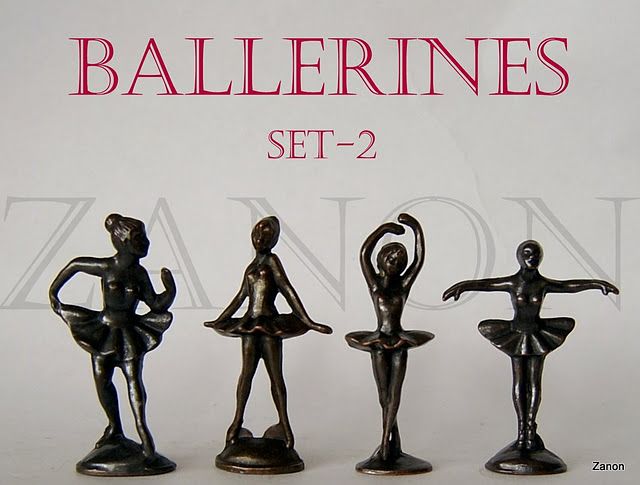 Метални фигурки Балерини и други метални фигурки войници Kinder Киндер