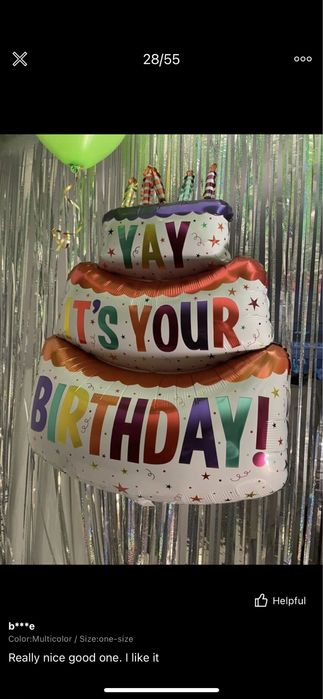 baloane festive la multi ani happy birthday pret/buc