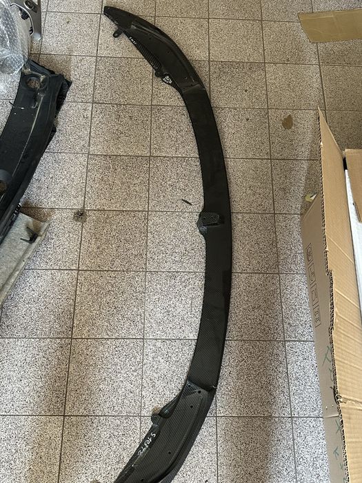Карбонов сполер добавка,лип за предна броня Бмв Bmw F80 F82 F83 Front  Carbon Fiber Genuine BMW M3 F80 F82 M4 M Performance