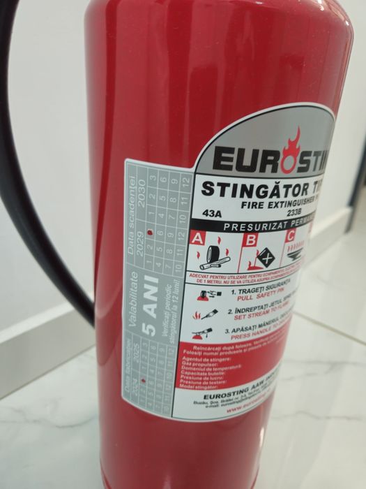 Extinctor 6kg NOU stingător incendiu profesional