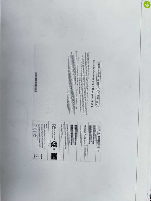 Apple M3 chipiga ega MacBook Pro 14-inch