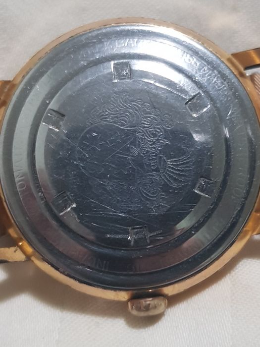 800 Lei. Ceas Monvis. Swiss Made. Placat aur 14 k. Automatic.