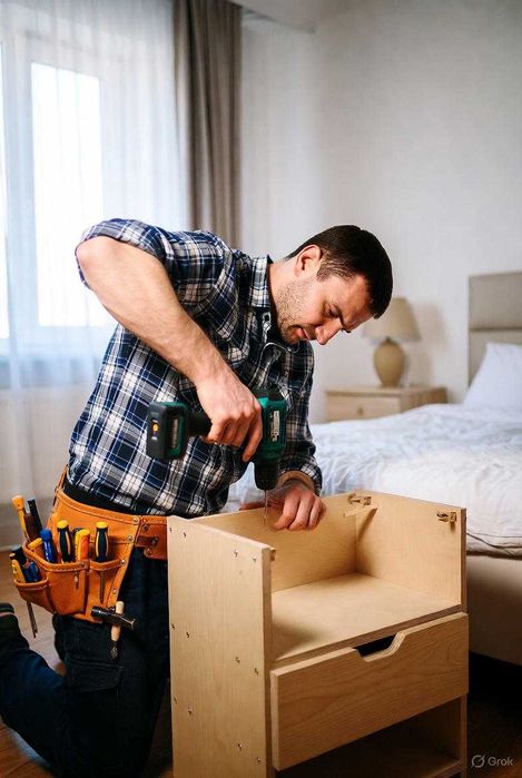 Ремонт мебели. Услуги плотника. Муж на час 24/7