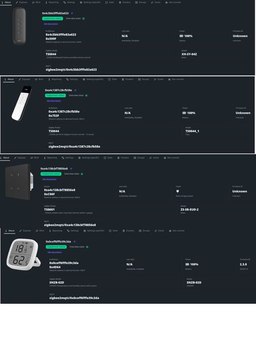 Zigbee,senzori usa,temperatura,pir,întrerupător,priza