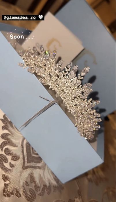 Diadema mireasă glamadea