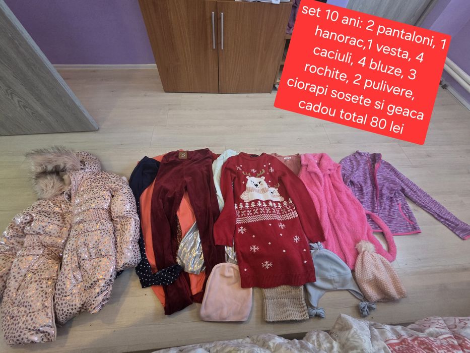 Set iarna/toamna/primavara marimea 134-140