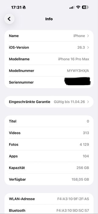 Продам Iphone 16 promax Titan