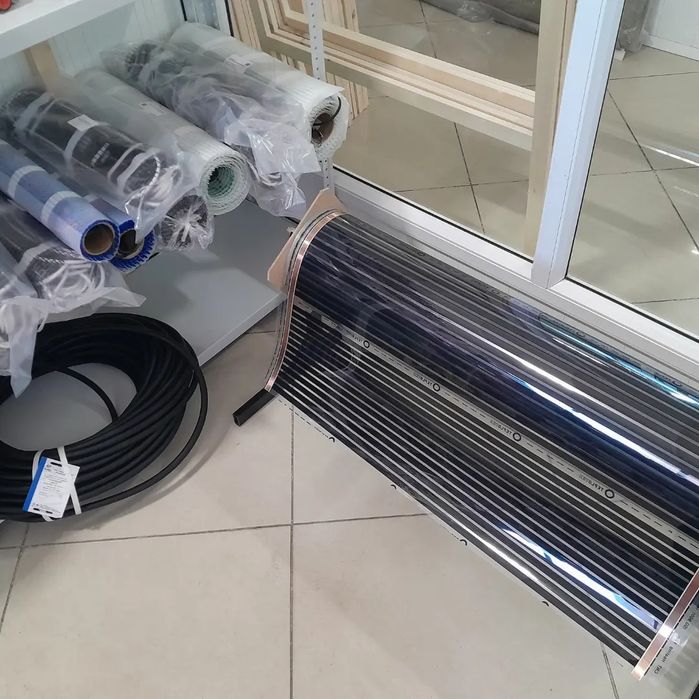 Тёплые полы греющий кабель.