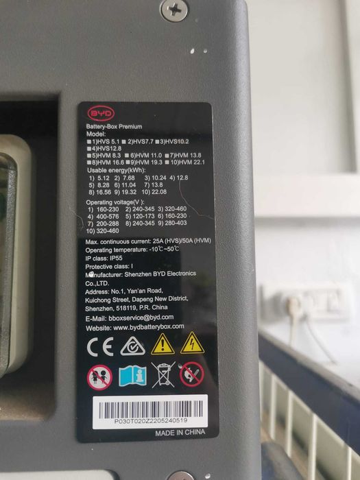 BMS BYD pt acumulatori