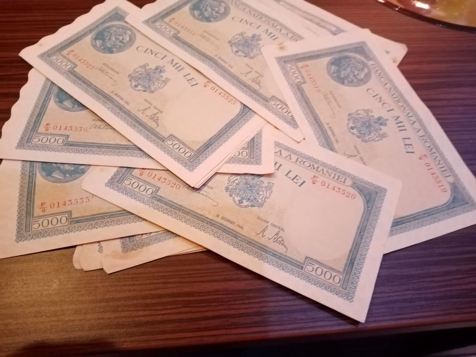 Bacnote 5000 lei