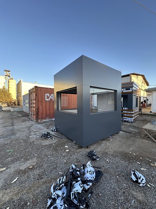 Будка из  металлоконструкции budka кпп butka