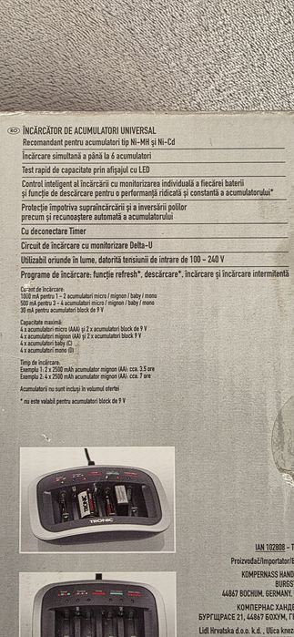 Incarcator acumulatori Tronic