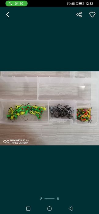 Voblere și jiguri plus trusa.