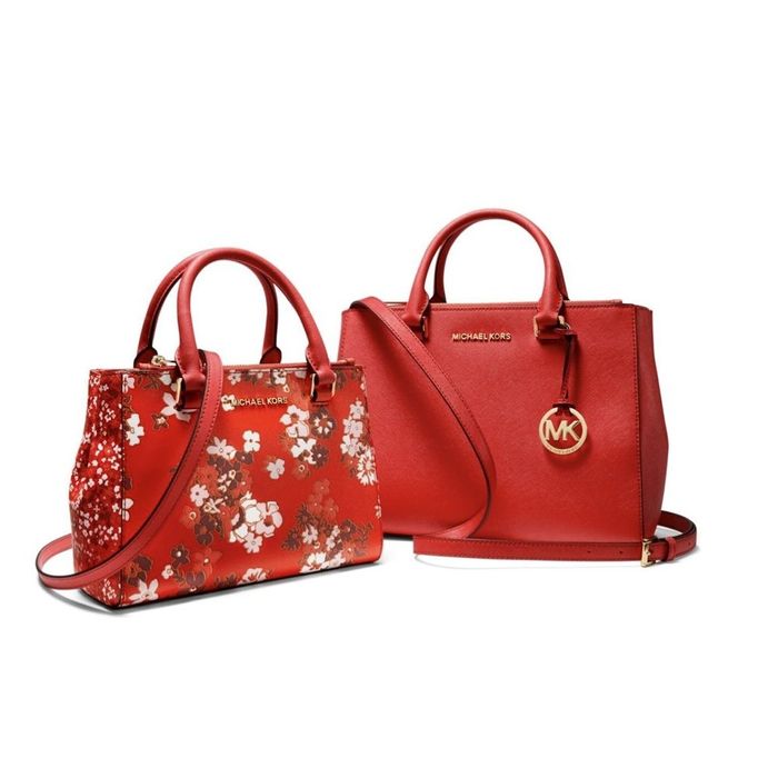 Michael Kors оригинална флорална дамска чанта