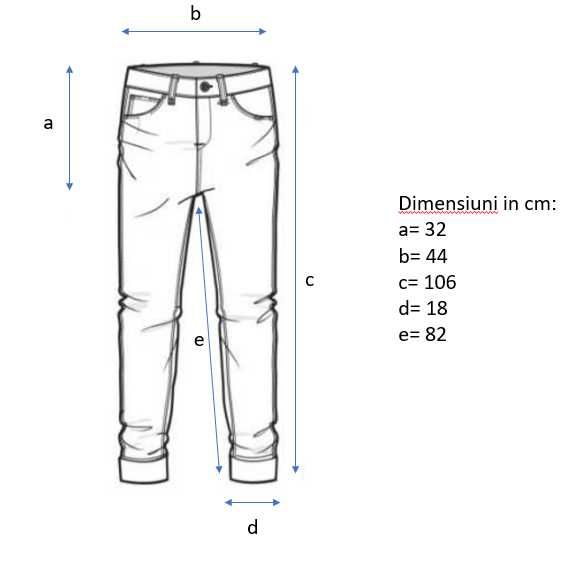 Blugi Abercrombie & Fitch Skinny Jeans noi, W32xL32, fara eticheta
