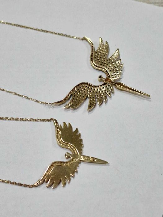 Дамски златни синджири 14К // 2 броя / 4,00 гр. / 3,42 гр.