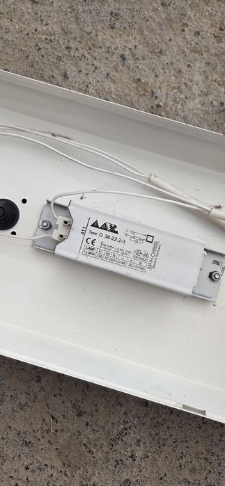 Lampi florescente ELBA 2x18w, cu lampi funcționale - 4 bucati