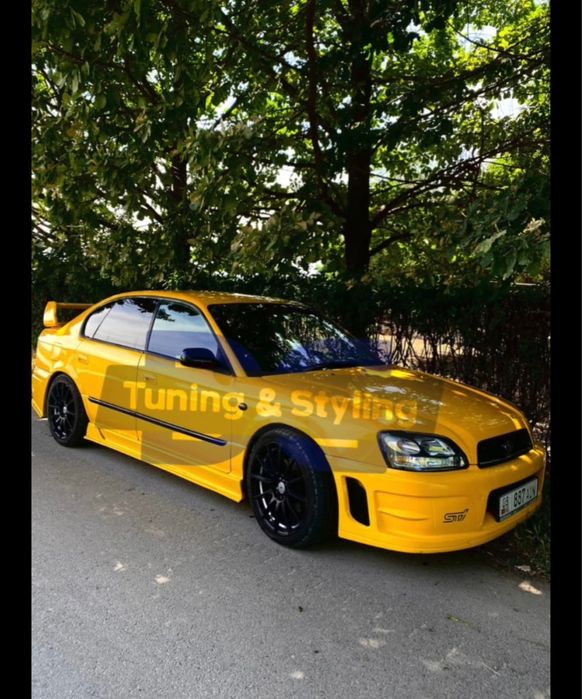 Бампера на Sunaru Legacy B4 Пороги