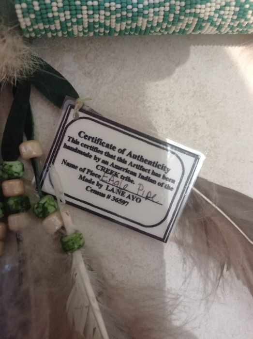 Pipa lemn Cap vultur cu certificat