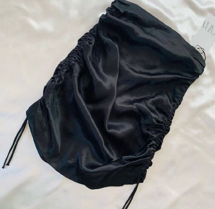 Сатенена пола Zara