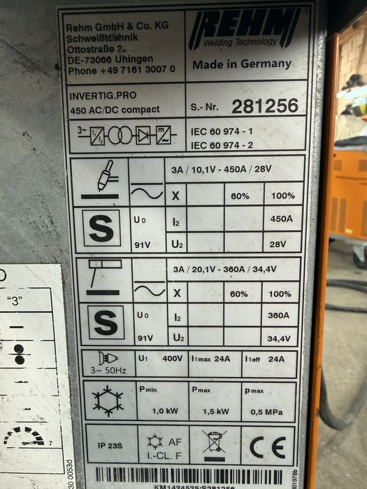 Aparat de sudura AC/DC