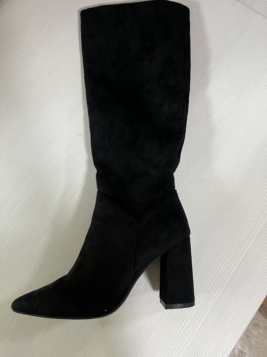 Замшевые сапоги , 37 размер