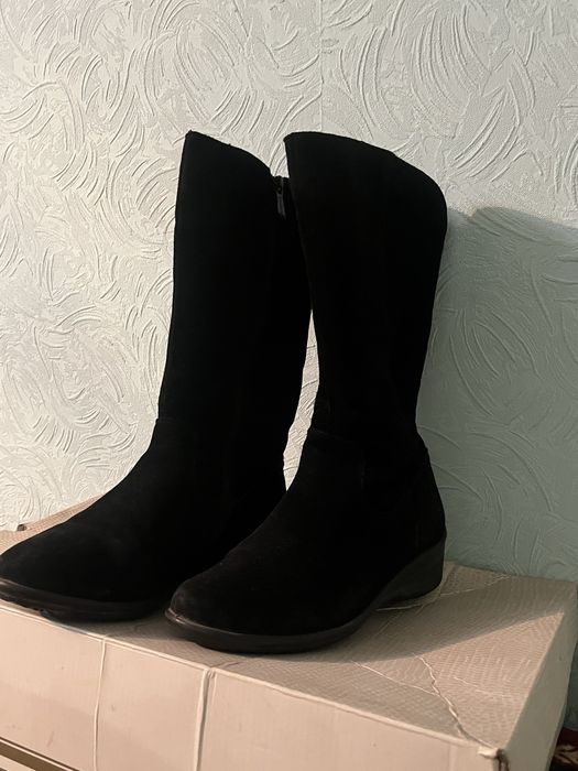 сапоги длинные женские.