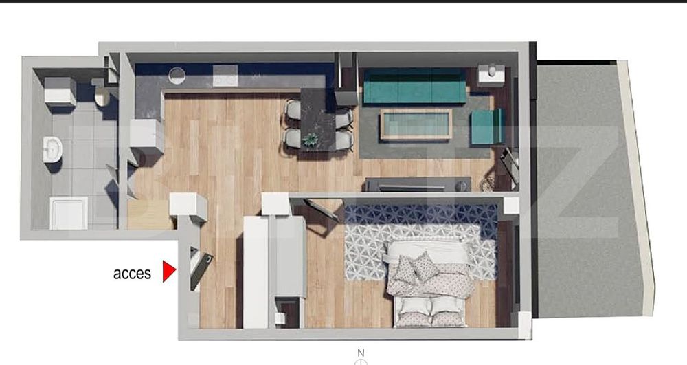 Comision 0!Apartament 2 camere, confort sporit,Bloc Nou,Petrom Calea B — fotografia 1
