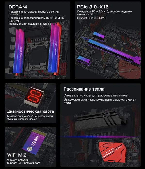 Продам материнскую плату и процессор