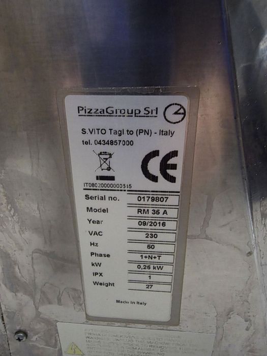 Ламинатор за тесто за пици