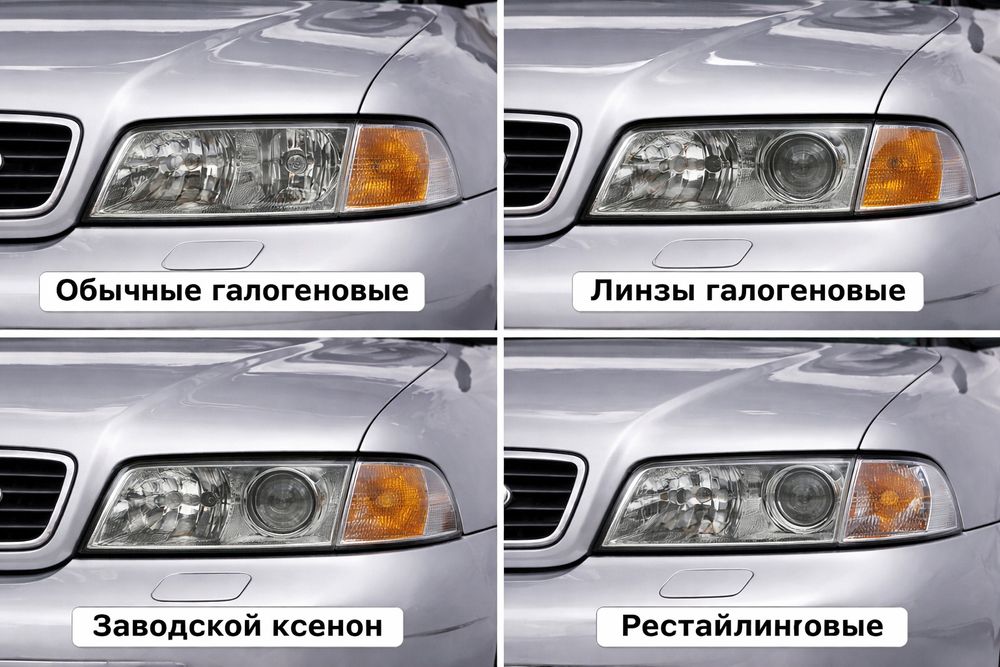 Фары ауди а4 Б5 дорест