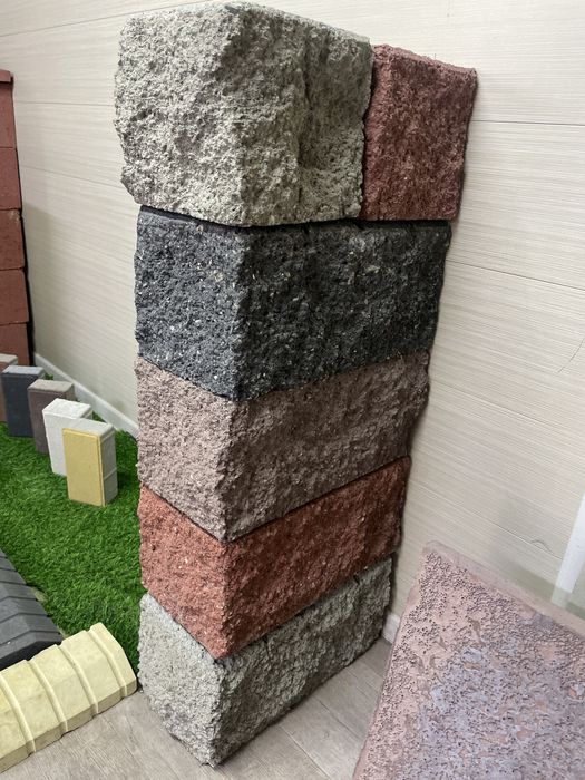 Брусчатка, бордюры, поребкики, арыки, сплитерные блоки,