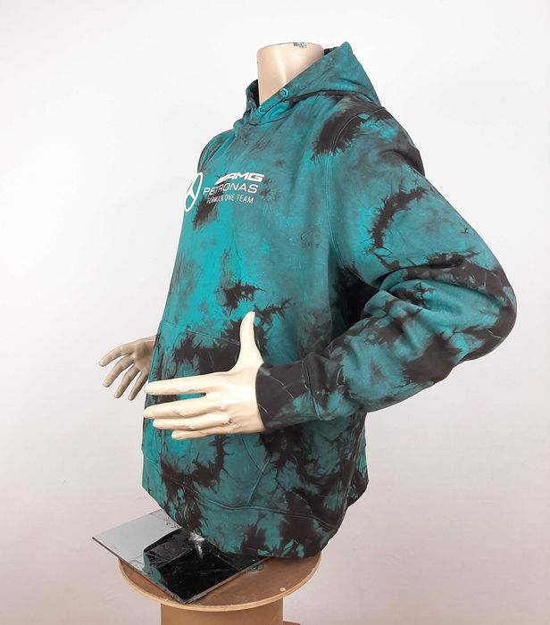 Mercedes AMG F1 Tie Dye Hoodie - Оригинален суитшърт размер XL