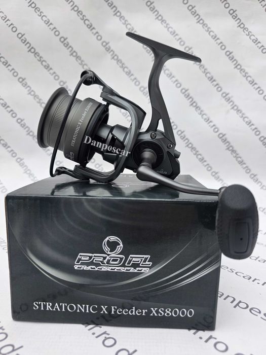 SET 2 Mulinete PROFL Stratonic FEEDER XS800 cu tambur Long Cast 355gr