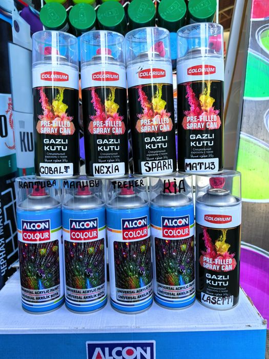 Краски для обшивки автомобиля