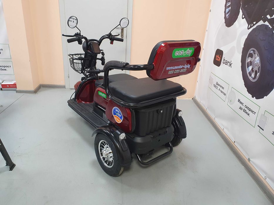 Електрическа триколка М19 PV с три седалки – 1500W