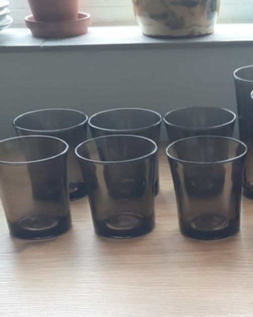Стъклени Чаши от дуралекс 6 броя